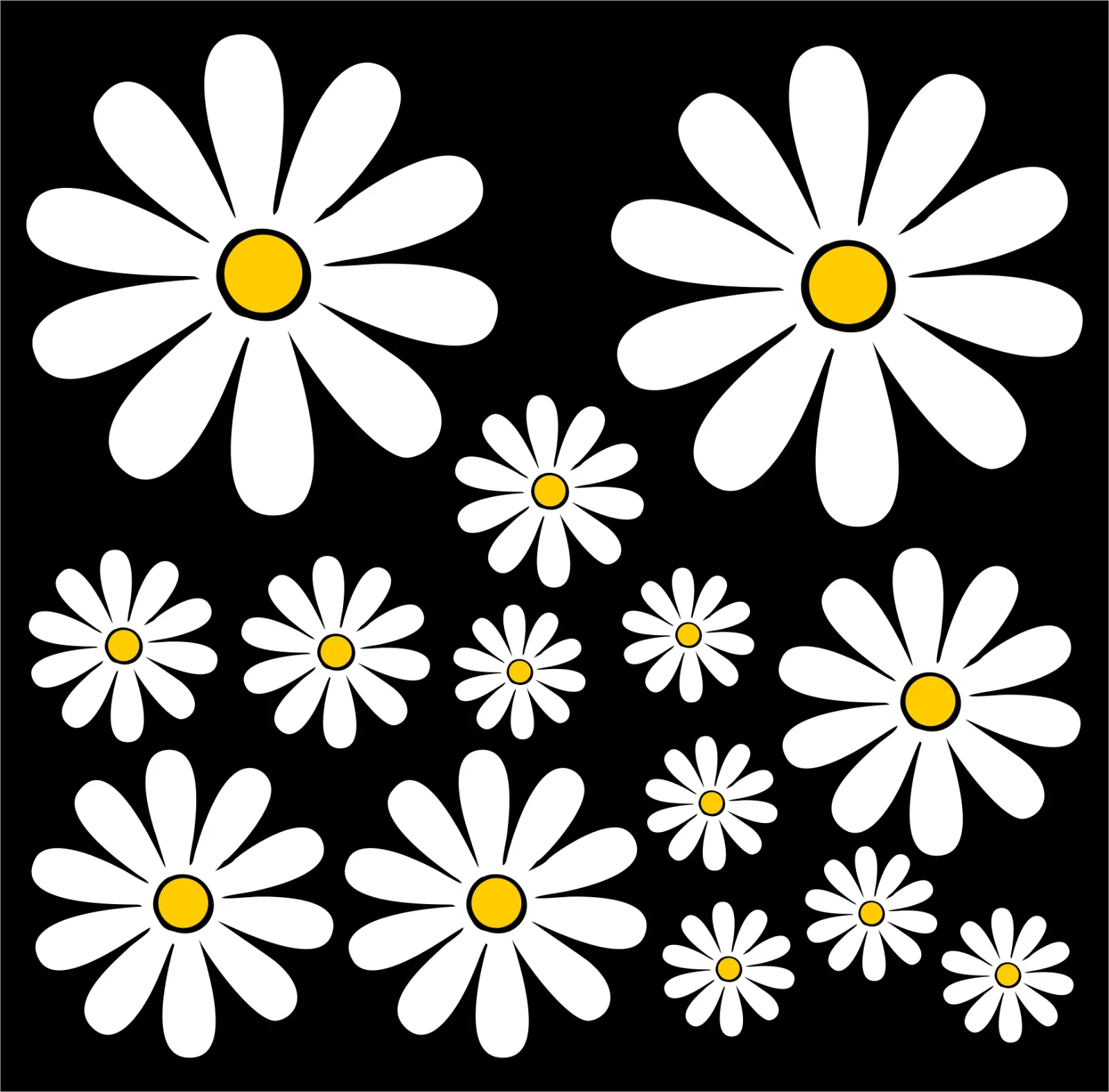Car Accessories On Amazon - 15 cm Daisy extérieur mignon, PVC