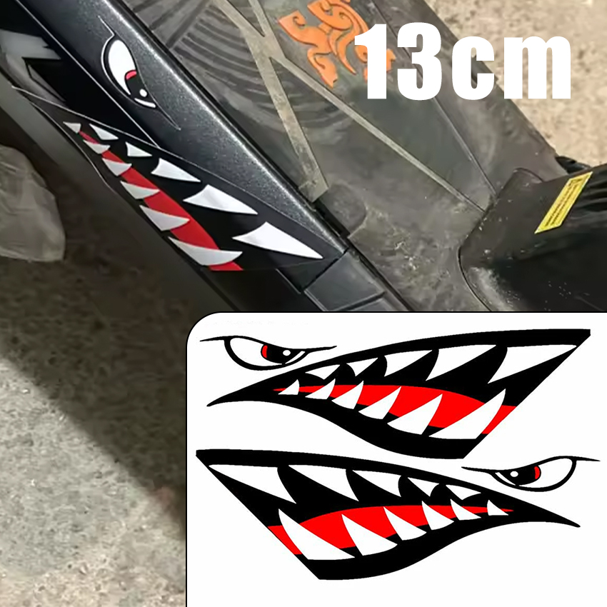 Car Accessories On Amazon - Autocollant de voiture JDM Shark Mouth