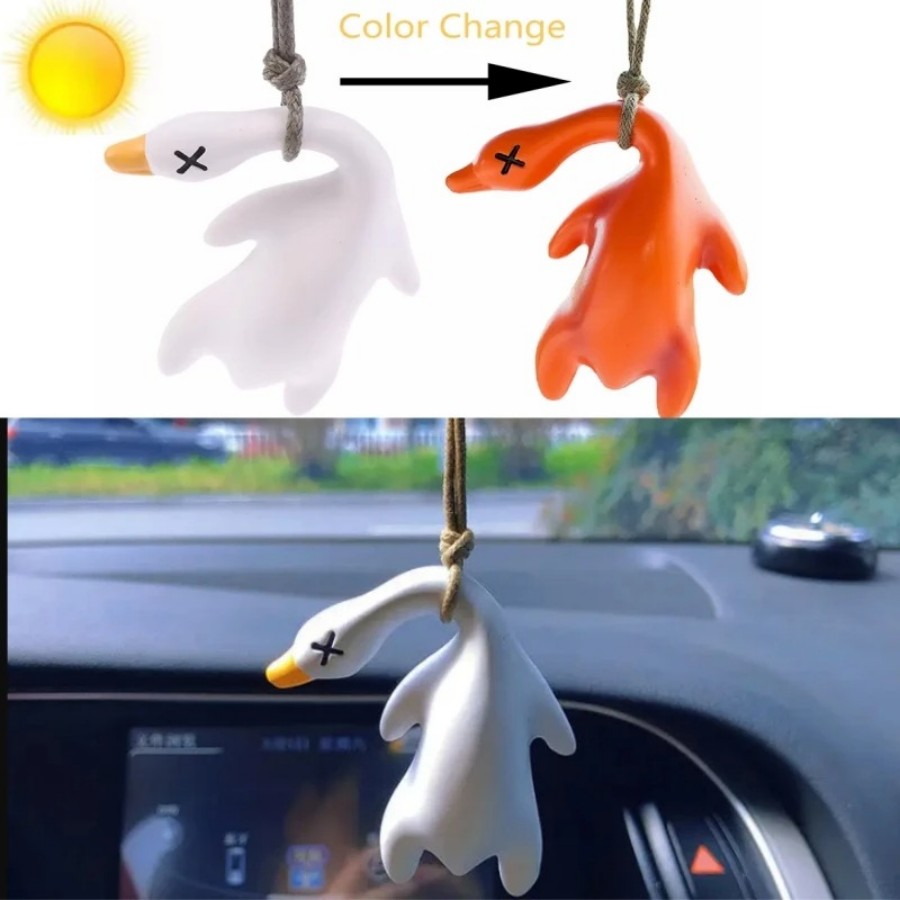 Car Accessories Unique - Décoration d'ornement de voiture de canard