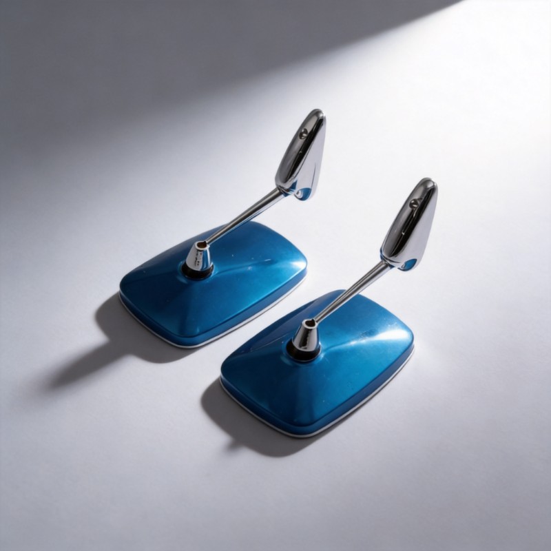Car Accessories Exterior - Rétroviseurs latéraux carrés classiques pour voiture,