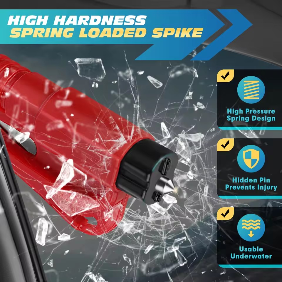 Marteau de sécurité pour voitu - Car Emergency Tool Kit avis et prix