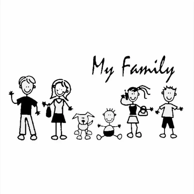 Autocollant de voiture famille - Car Accessories On Amazon avis et prix
