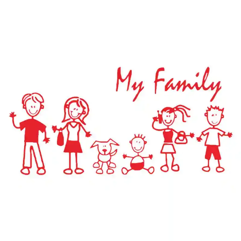 Autocollant de voiture famille - Car Accessories On Amazon avis et prix